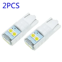 2pcs t10 w5w super bright wedge parking steering side light reading lamp bulb durable and practical