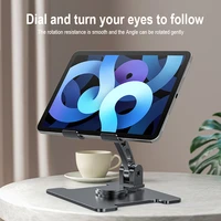 aluminum desktop tablet stand dual axis design heightangle adjustable smartphone holder tablets drawing stand for iphone ipad