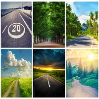natural scenery photography background highway landscape travel photo backdrops studio props 2279 dll 09