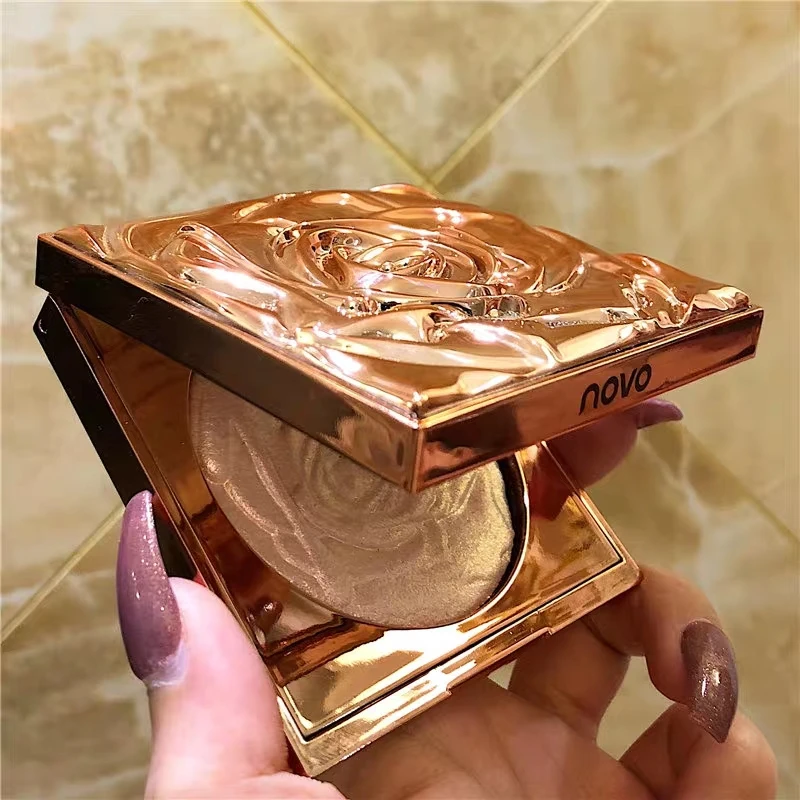 

Алмазный бриллиантовый розовый хайлайтер осветляет кожу лица и тела, блестящий долговечный водостойкий Бронзовый Макияж для лица, оптовая продажа