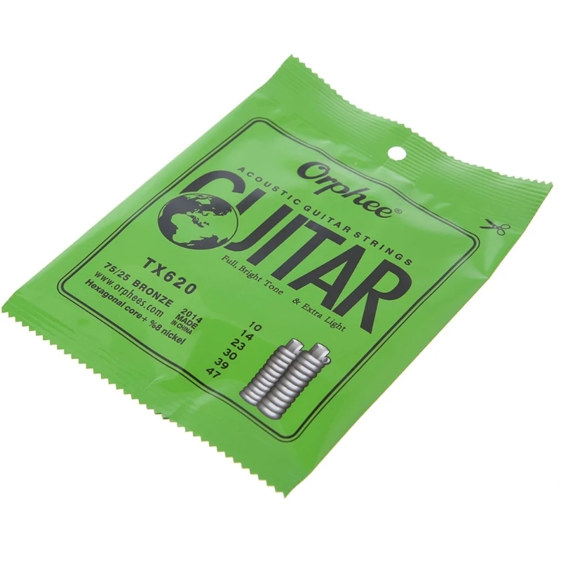 652D TX-620 TX-630 TX-640 Практикуемые стальные струны с медным покрытием для электрогитары