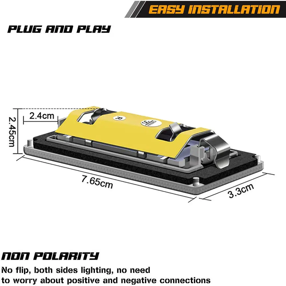 Белые светодиодные лампы без ошибок для номерного знака Bmw E46 2D 2004-2006