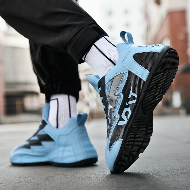 Microfiber breathable sneakers Basketball shoes men's shoes