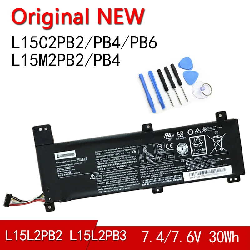 

Original Battery L15L2PB2 L15L2PB3 L15M2PB2 L15M2PB4 L15C2PB2 L15C2PB4 L15C2PB6 For Lenovo Xiaoxin IdeaPad 310-14ISK 310-14IKB