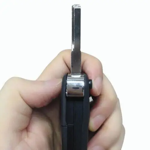 KEYECU 2-кнопочный откидной пульт дистанционного управления для Mercedes Benz C E ML S CL HU64 Blade