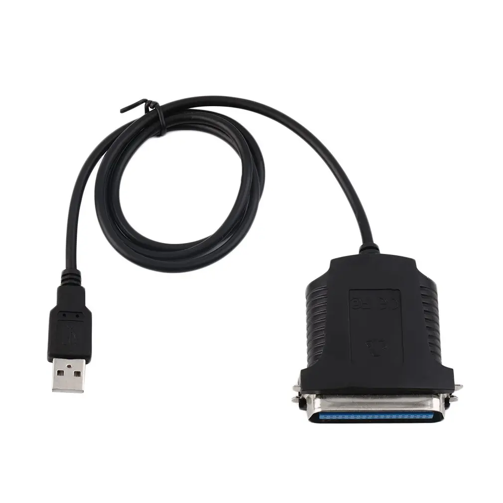 

Кабель-адаптер USB к параллельному IEEE 1284 для принтера, USB-кабель параллельно для печати IEEE 1284, USB-поворот старого принтера, 36-контактный Поддер...