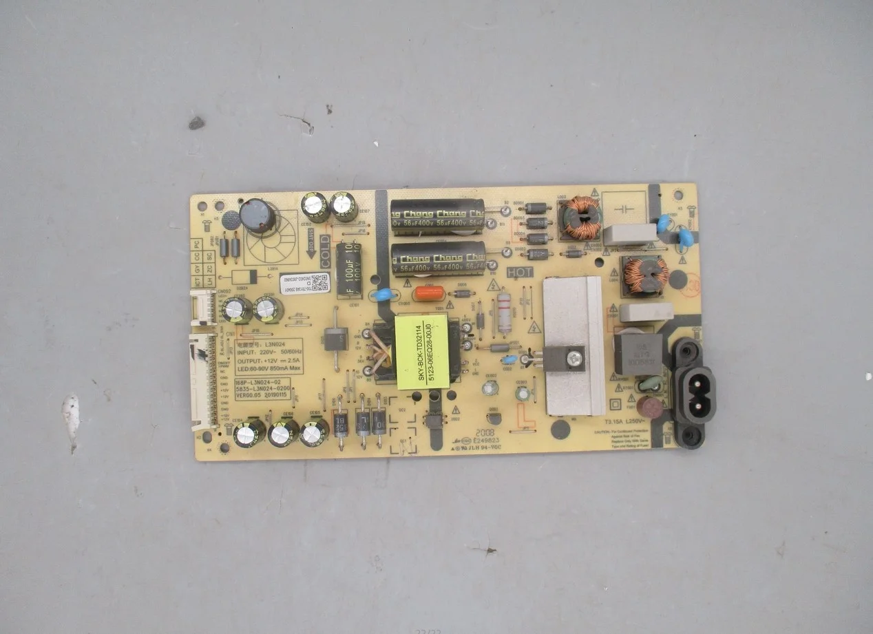 

Disassemble for Skyworth 43g30 power board 5835-l3n024-0200 168p-l3n024-02