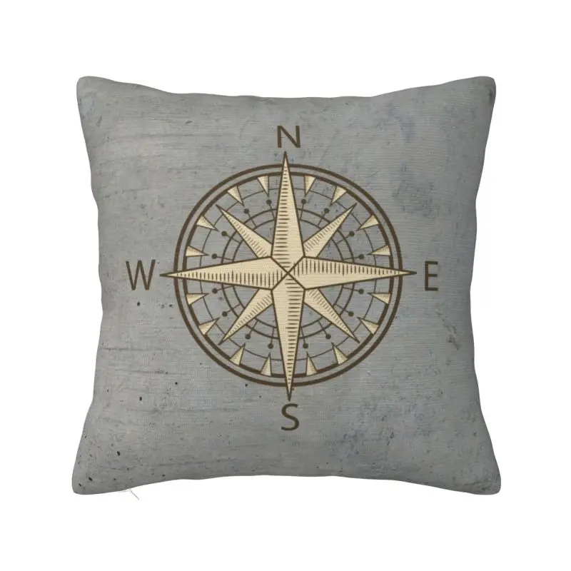 

Роскошные наволочки с серым компасом для спальни