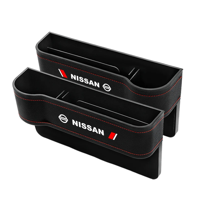 

Car Accessories Seat Gap Storage Box Car Slit Filler Holder Stuff Organizer Case For Nissan Nismo X-trail Almera Qashqai Tiida