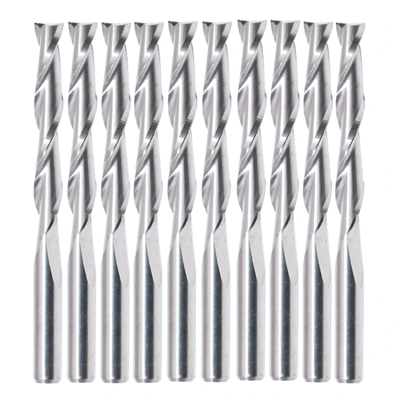 

Professional End Mill Bits CNC Engraving Router Bits Milling Cutter Slot Cutter 3.175x22mm CNC Bit End Mill CNC Router