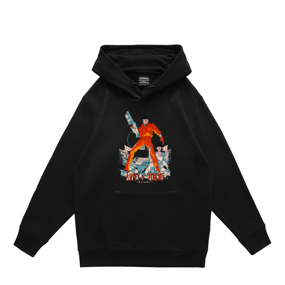 

Cool Akira Anime Hoodie Men's Women's Autumn and Winter Fashion Fleece Pullover Couple Trend Hooded Sweatshirt New Hoodies Tops
