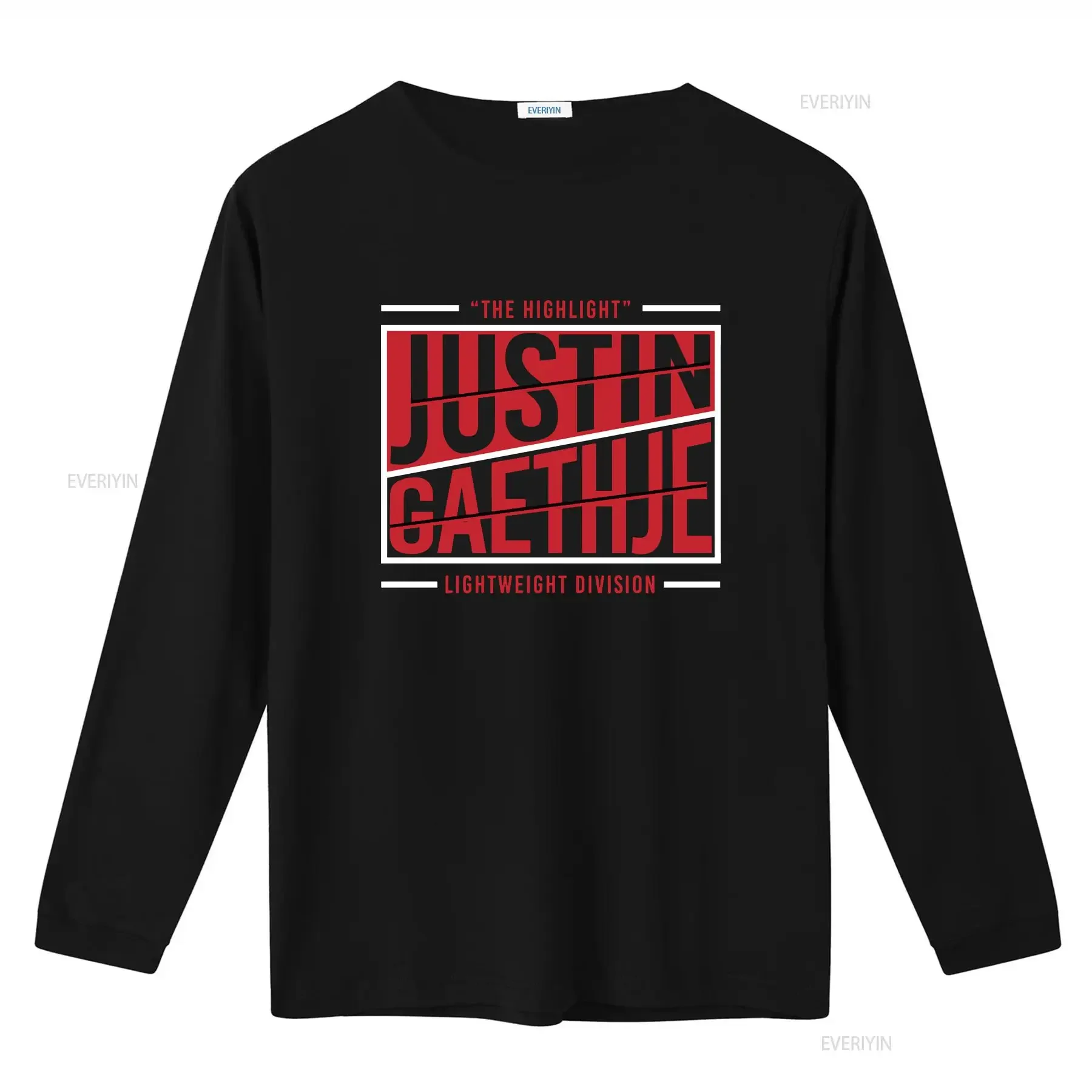 Фото Футболка Justin Gaethje The Highlight Fighter Wear, винтажная, с эффектом потертости, удобная, универсальная, повседневная, для ежедневной носки №3