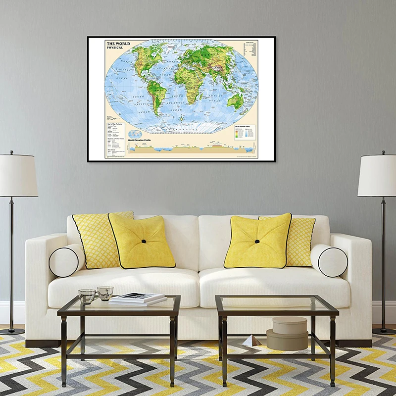 

Карта с ключом к карте, 24x36 дюймов