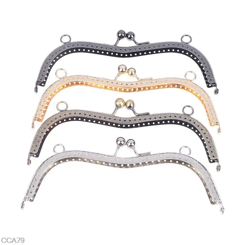 

1PC Vintage Metal Frame For Purse Bag Sewing Bronze Tone with Clasp Metal Clasp
