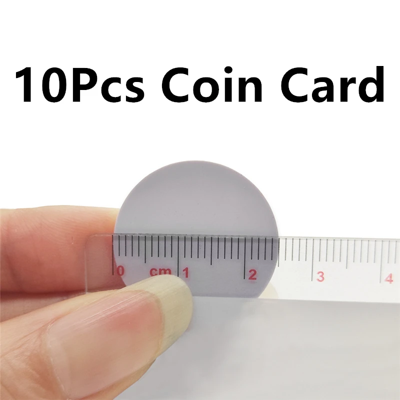 

Fast Shipping 10Pcs/lot NFC Ntag215 Coin TAG 13.56MHz Card Label RFID Ultralight Tags Labels 25mm Diameter Round Box For Tagmo