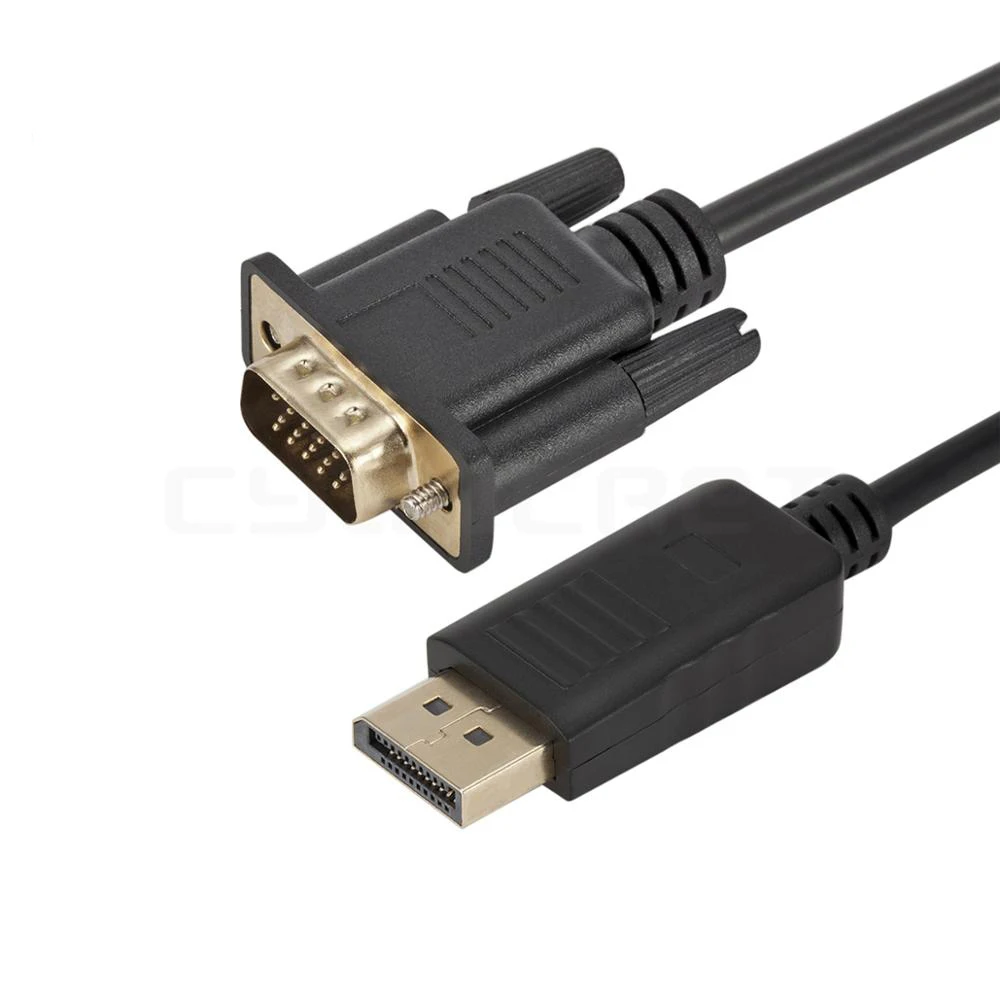 Видеокабель DP-VGA кабель папа-папа преобразователь трансмиттер HD видео адаптер