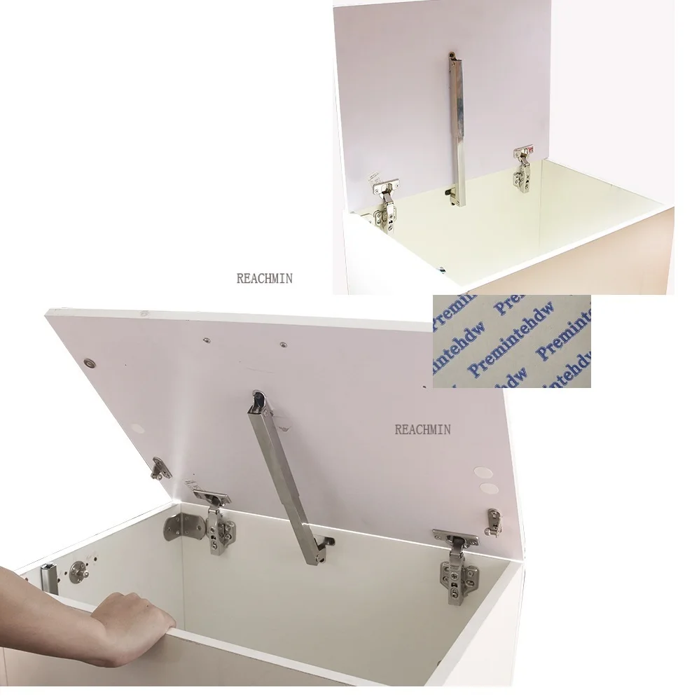 

1Pcs Heavy Soft Close Lid Stay 80N 150N Gas Strut Flap Support Steel Cover Toy Storage Box Tatami Dressing Table Middle Install