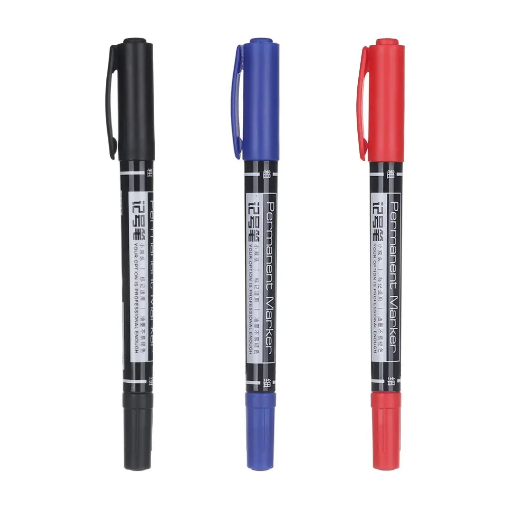 

1/3pcs Calligraphy Graphic Drawing Fast Dry Permanent Twin Tip Sketch Pens Fine Point Marker