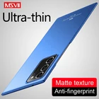 Ультратонкий матовый чехол MSVII из поликарбоната для Samsung Galaxy S22 S21 Plus S20 FE S9 S10 9 8 10 Lite, чехлы