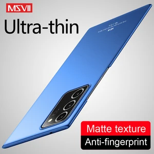 Ультратонкий матовый чехол MSVII из поликарбоната для Samsung Galaxy S22 S21 Plus S20 FE S9 S10 9 8 10 Lite, чехлы