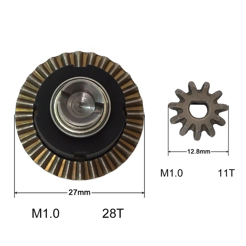 Набор металлических дифференциалов шестерни для SG 1603 SG1603 SG1604 UDIRC UD1601 UD1602 1/16