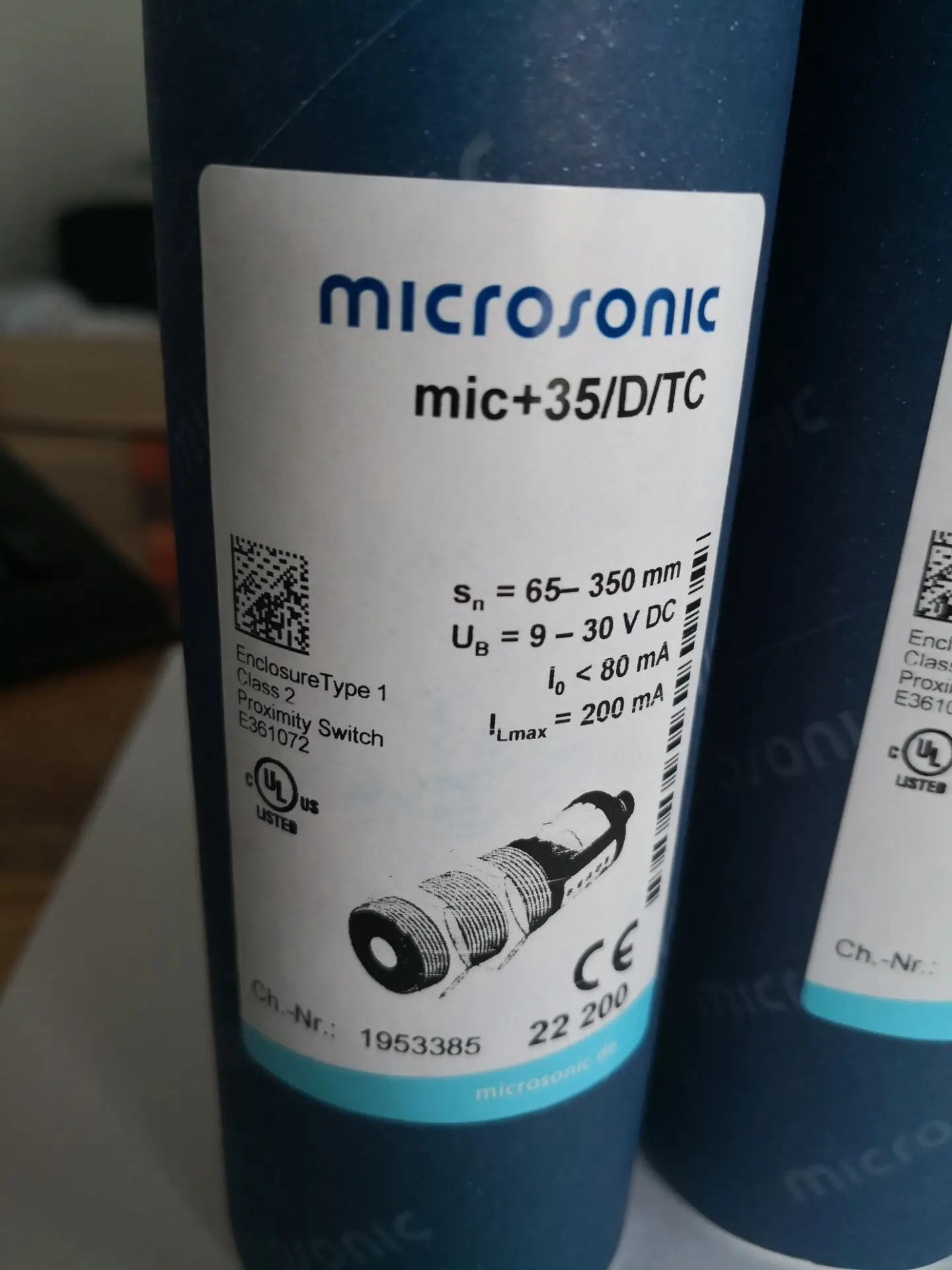 Новый оригинальный ультразвуковой сенсорный микрофон Microsonic + 35/D/TC