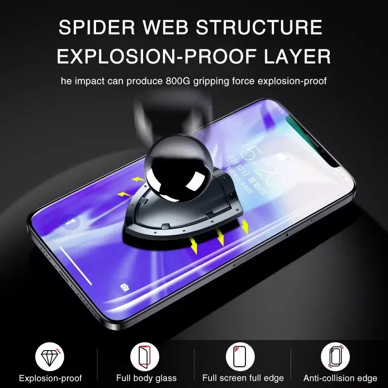 Protective Glass On the For iPhone 7 8 6 Plus Screen Protector For iPhone 11 12 13 Pro X XR XS MAX SE 2020 Tempered Glass