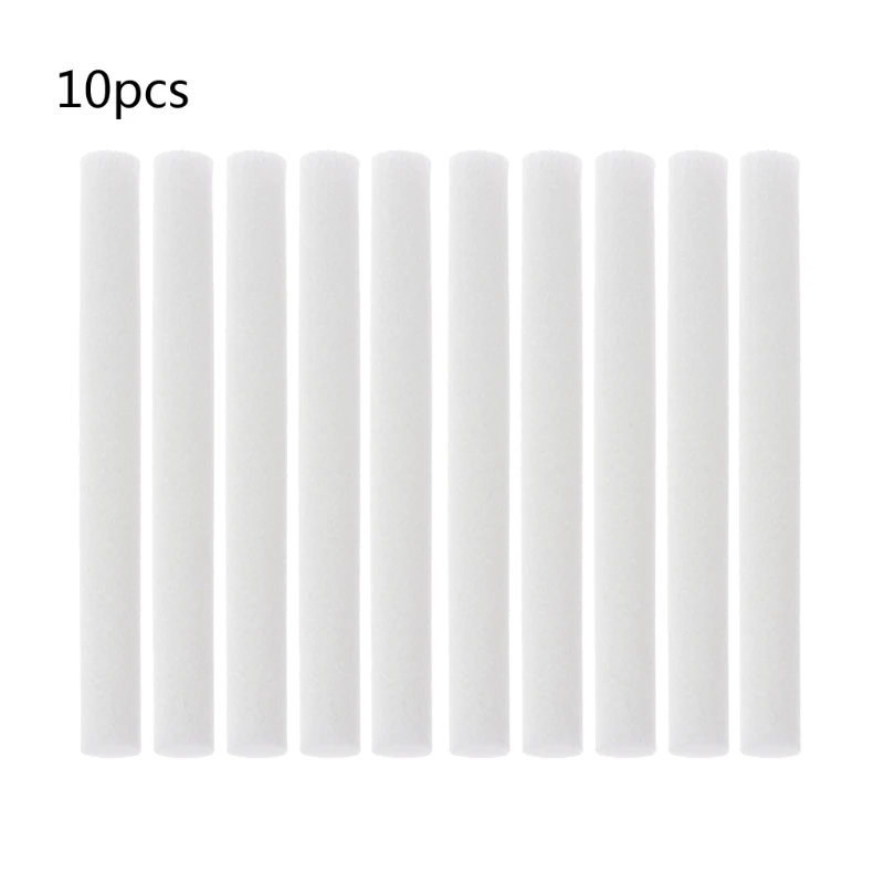 

10 Pieces 8mmx68mm Humidifiers Filters Cotton Swab Refill Sticks Replacement Humidifier Aroma Diffuser Accessories