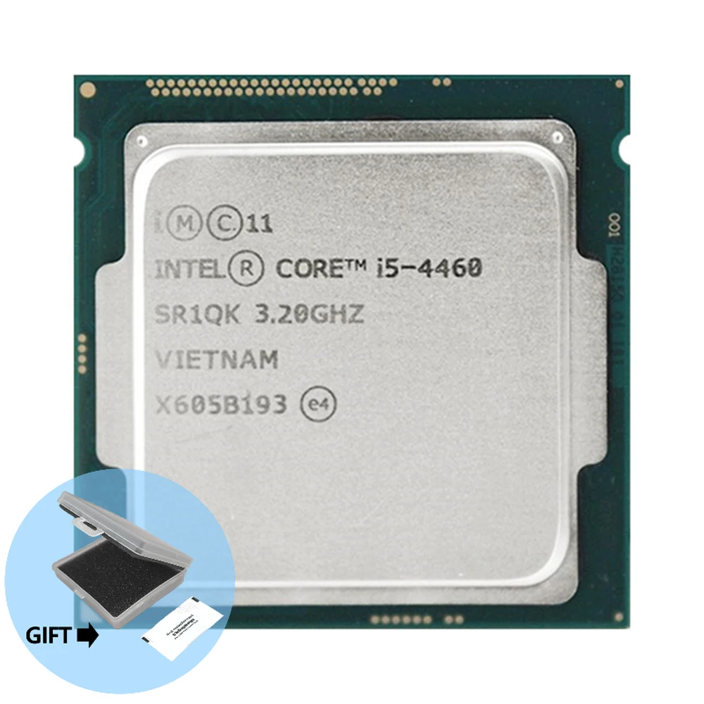 

Процессор Intel Core i5-4460 i5 4460 3,2 ГГц четырехъядерный ЦПУ Процессор 6 Мб 84 Вт LGA 1150