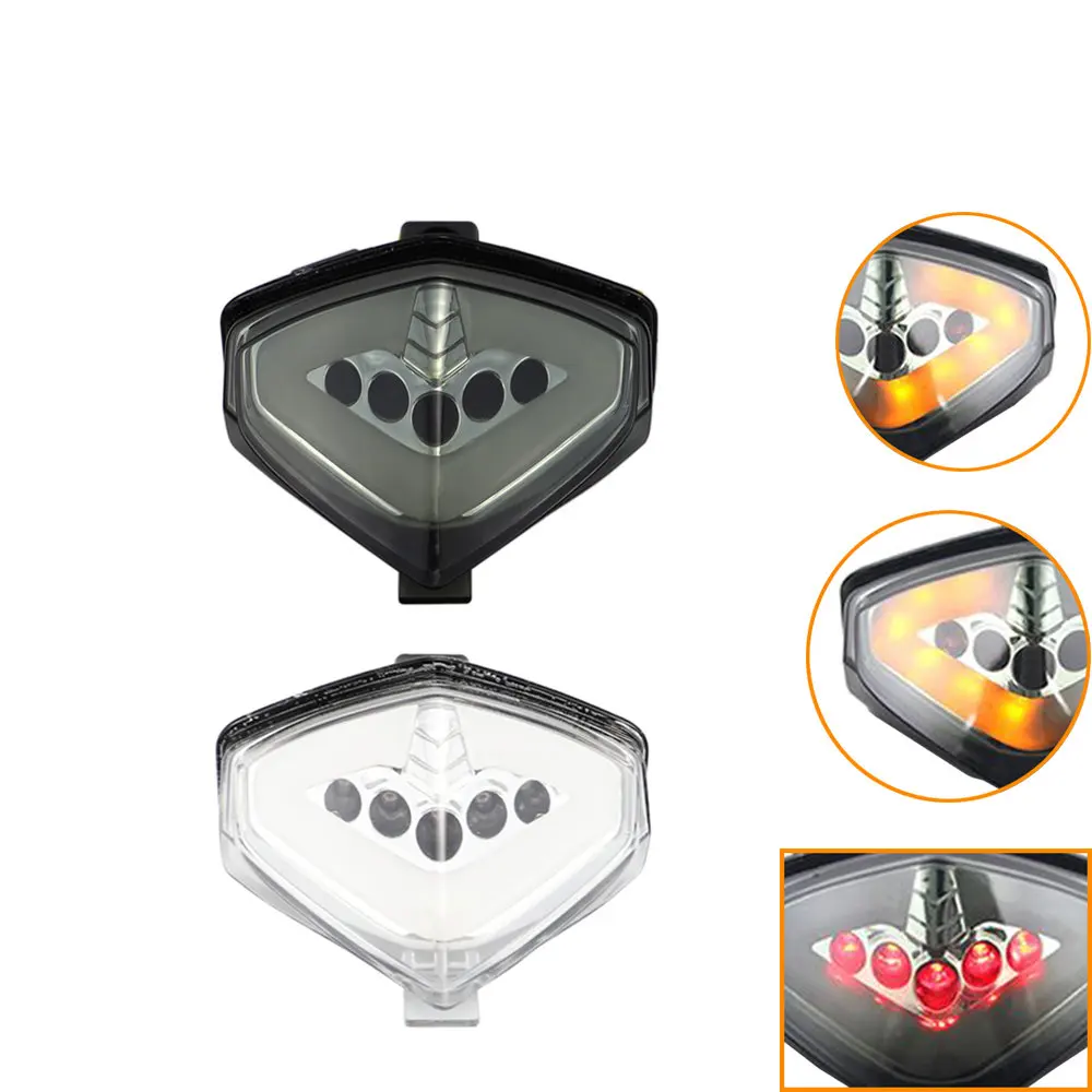 

For Honda CB1000R 2008-2016 CB600F Hornet 2007-2014 CBR600F Rear Tail Light Brake Turn Signals Integrated LED Light 2011-2014