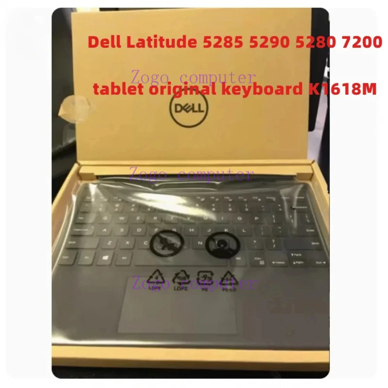 Оригинальная клавиатура K1618M для планшета Dell Latitude 5285 5290 5280 7200