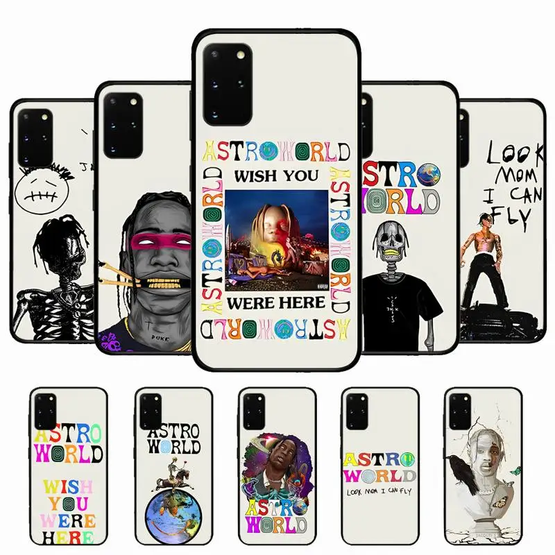 

Jackboys Travis Scott Phone Case for Samsung S10 21 20 9 8 plus lite S20 UlTRA 7edge