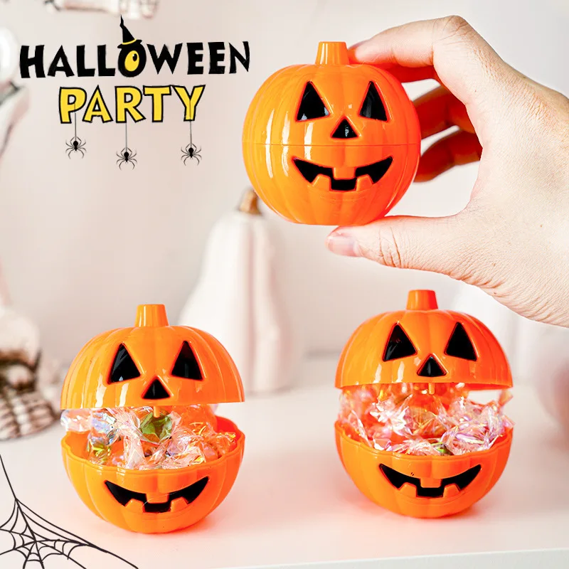Es Funny Openable Pumpkin Blind Box Mini Gift Snacks Containers Trick Or Treat Party Favors