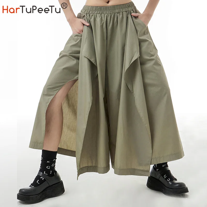 

2022 широкие брюки, женские летние тонкие брюки с высокой талией, Свободные повседневные брюки, юбка в стиле хип-хоп, уличная одежда, штаны дли...