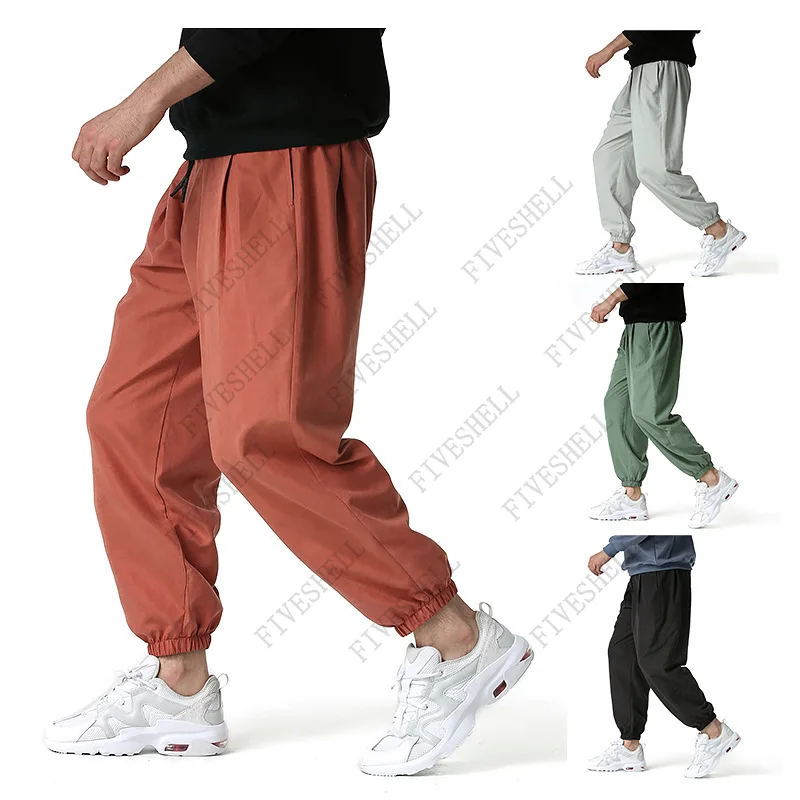 2023 Black Cotton Linen Joggers Pants Men Casual Jogging Sweatpants Harajuku Casual Sports Harem Pants Male Trousers 3xl