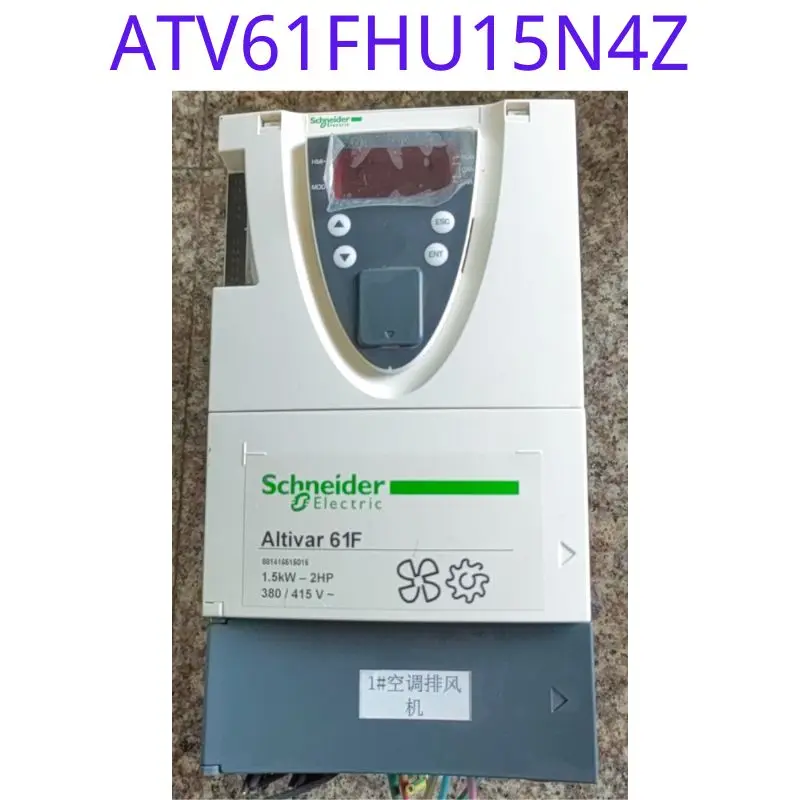 

Used frequency converter ATV61FHU15N4Z 1.5KW 380V functional test intact