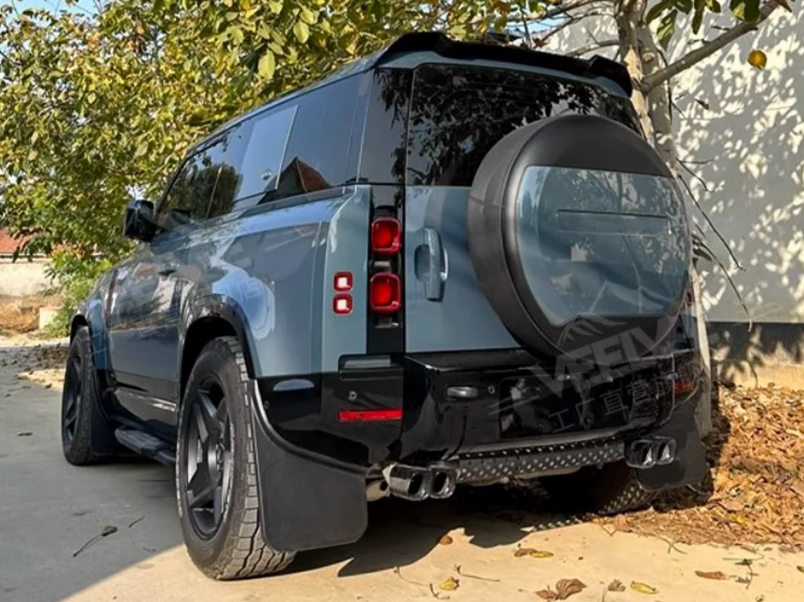 Чехол для запасных шин Tasman Blue Series подходит Land Rover Defender 110 90 130 2020-2024 защитный чехол