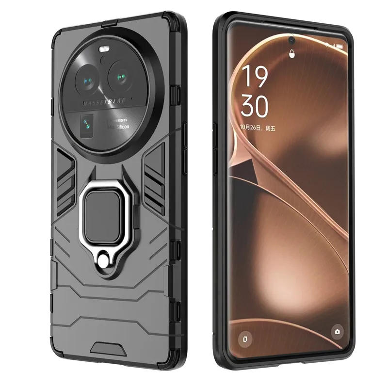 Чехол для OPPO Find X6 Pro X3 X5 противоударный силиконовый бронированный ПК Мягкий ТПУ