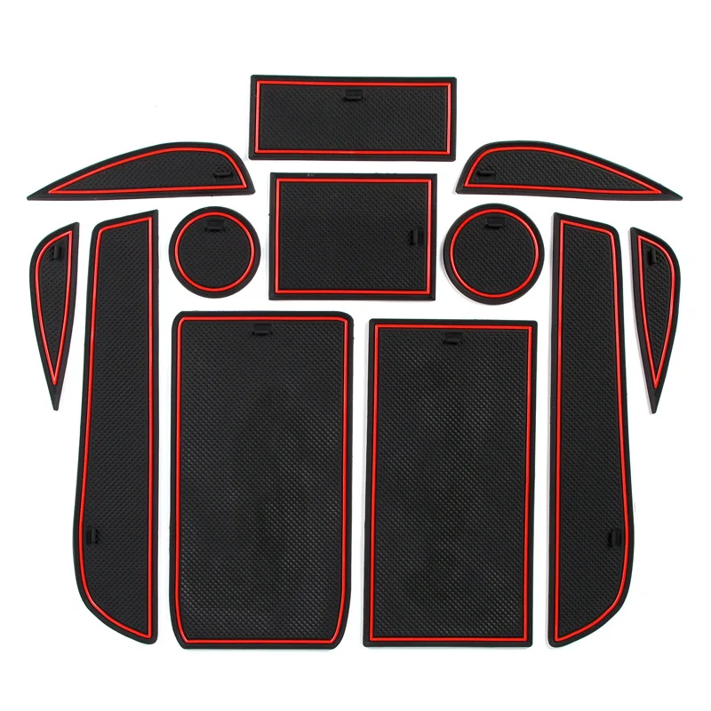 

Anti-Slip Gate Slot Mat For Lexus ES ES250 ES300h ES350 XV60 2013~2017 Door Groove Pad Rubber Coaster Auto Interior Accessories