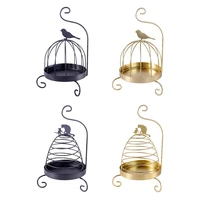 bird cage mosquito coil holder wrought iron metal stand ornament drop shipping