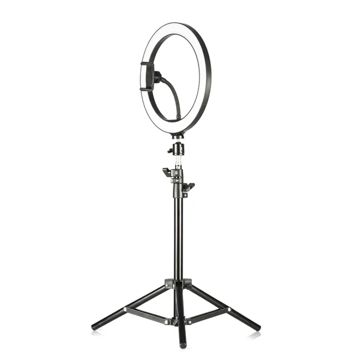

6 inch Photographic Selfie Ring Light Lamp 26cm With Tripod Stand For Live Stream Makeup Video