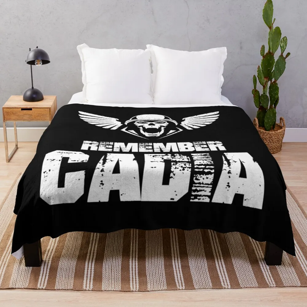 

Remember Cadia Imperial Guards Quotes Throw Blanket 3D Blanket Decorative Throw Blanket