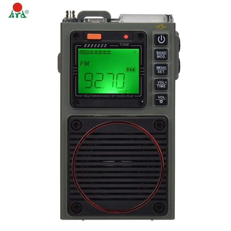 

Portable High-performance AM/FM/SW/WB Full Band Radio, Portable Bluetooth Card Player For The Elderly, Mobile APP Remote Radio