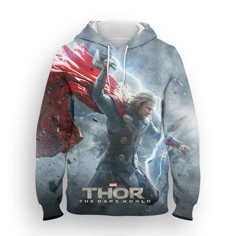 

Повседневная Весенняя мужская толстовка с капюшоном и 3D-принтом в виде супергероев