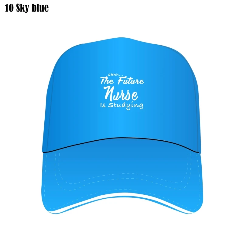 

Men Custom Hat Shhh The Future Nurse Is Studying Women Bill Hats