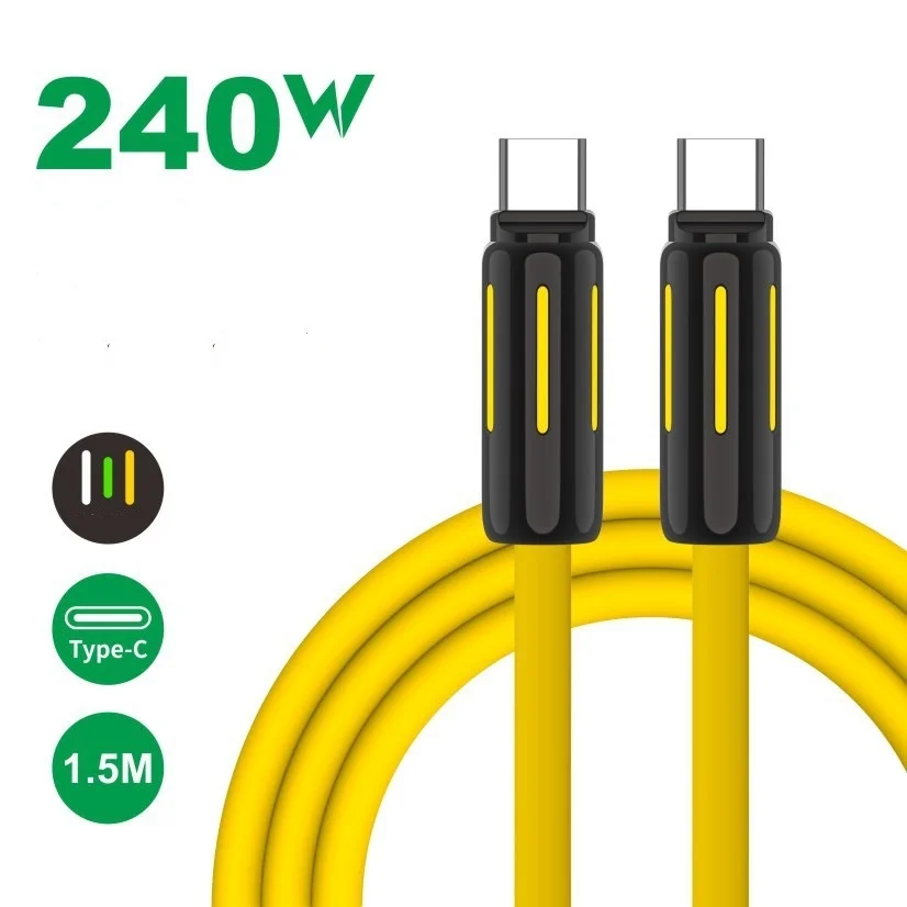 Кабель зарядного устройства Cdragon 5A PD100W для быстрой зарядки данных USB C к Super Line