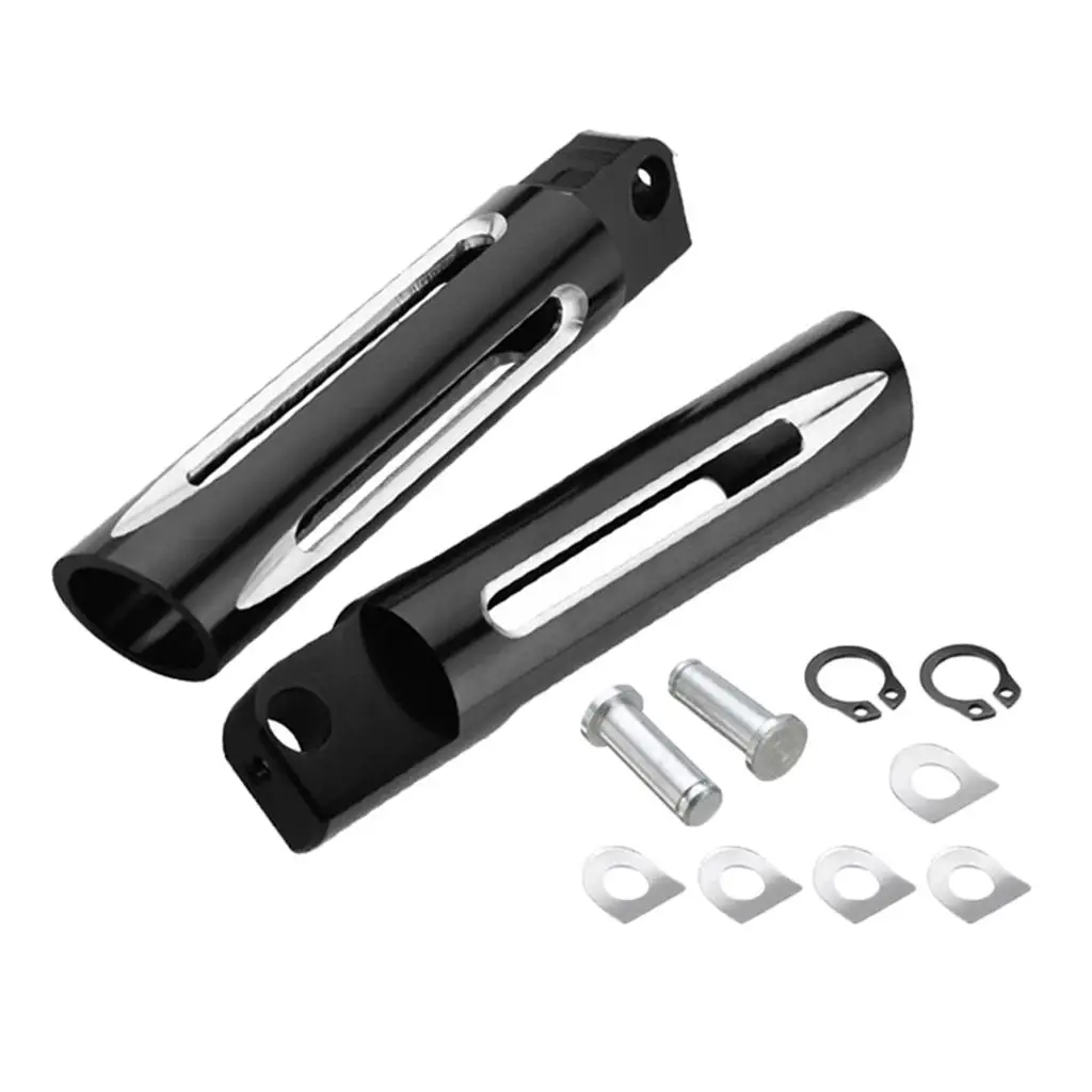 

Black Pair CNC Motorcycle Foot Pegs With Mounting Kit For XL 8800