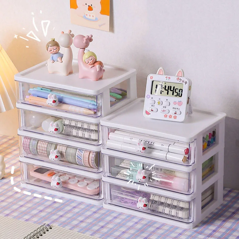 

Organizer Tape Student Ins Storage Cabinet Box Office Desktop Kawaii Sundries Hair Drawer Pen Stationery Accessories