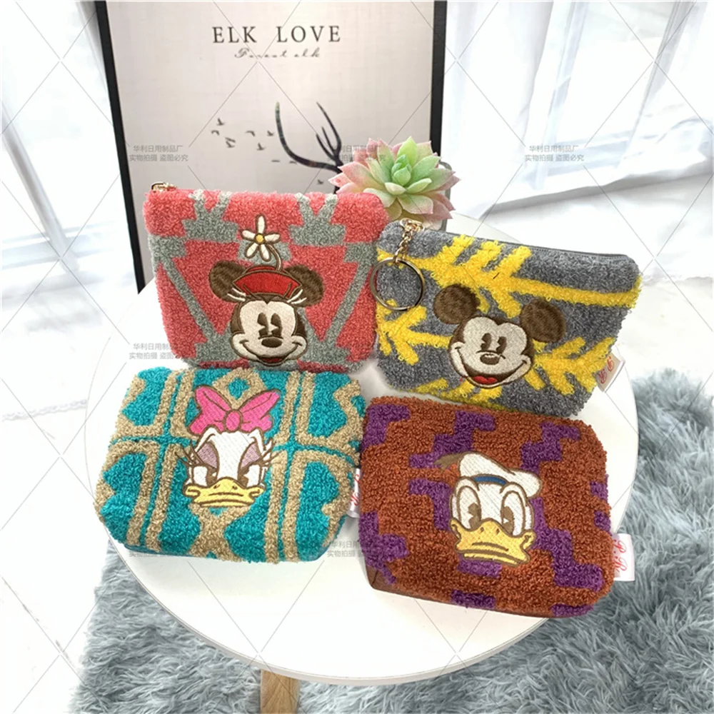 

Anime Coin Purse Disney Cartoon Mickey Mouse Minnie Mouse Donald Duck Daisy Duck Kids Wallet Student Card Credit Card Holder