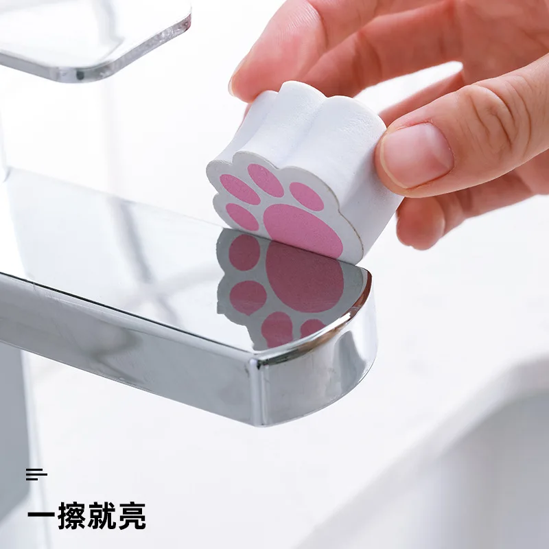 

New Cat Claw Sponge Wipe Decontamination Magic Wipe Kitchen Faucet Bathtub Sink Decontamination Clean Mirror Wipe Cleaning